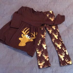 Cute “Daddy’s Deer” outfit deer 🦌